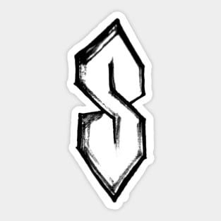 that old school S by Tai's Tees Sticker